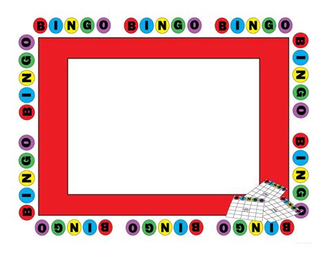 bingo clipart free|bingo border clip art free.